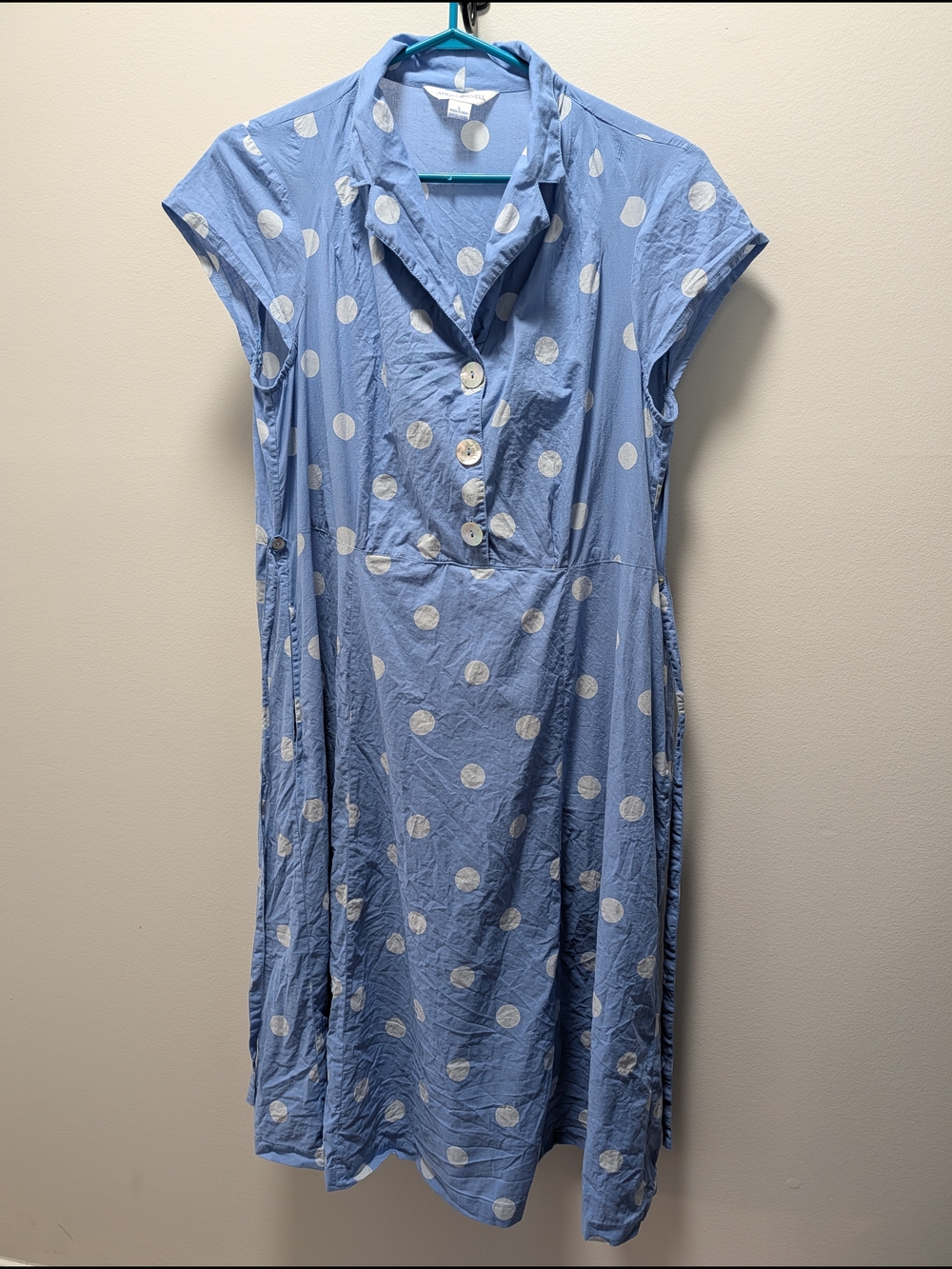 April Cornell Cotton Polka Dot Dress